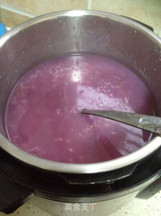 紫薯燕麦粥的做法步骤：9