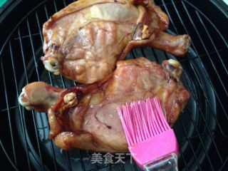 蜜汁叉烧烤鸡腿的做法步骤：9