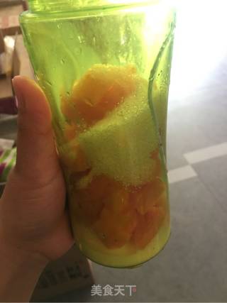 木瓜雪糕的做法步骤：2