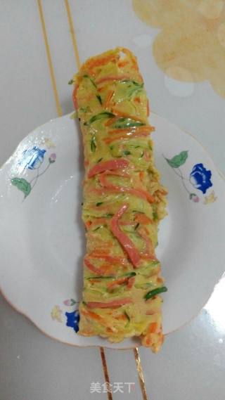 五彩早餐饼的做法步骤：5
