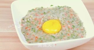 肉这样做，不干不硬不柴—肉蛋蒸饼的做法步骤：5