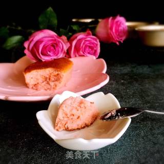 玫瑰半熟芝士蛋糕的做法步骤：15