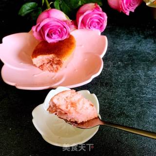 玫瑰半熟芝士蛋糕的做法步骤：17