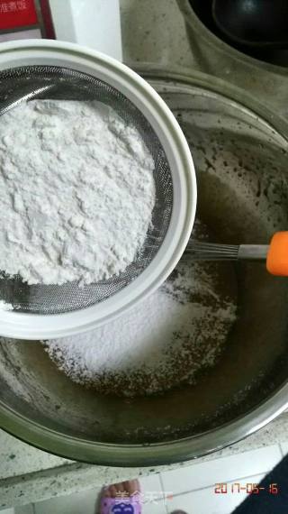 抹茶芝士布朗尼蛋糕的做法步骤：4