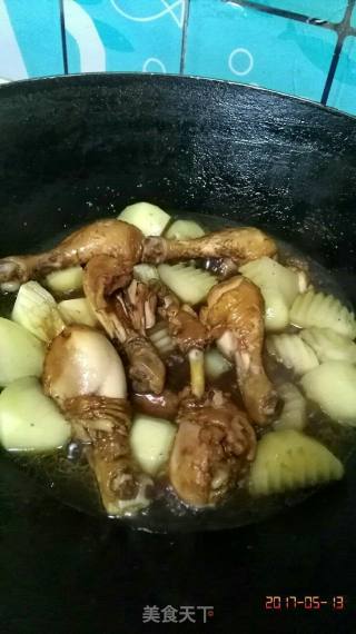 可乐鸡腿炖土豆的做法步骤：6