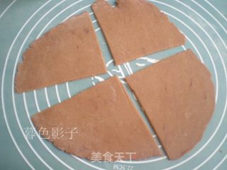 姜饼干奶油花篮的做法步骤：4