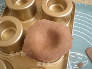姜饼干奶油花篮的做法步骤：5