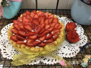 草莓花挞的做法步骤：13