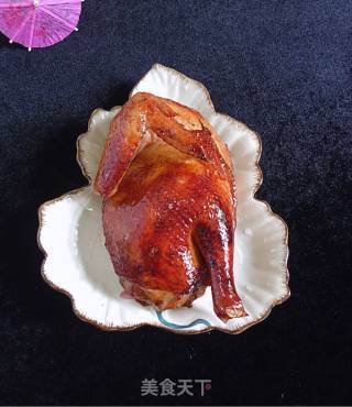脆皮烤鸡的做法步骤：7