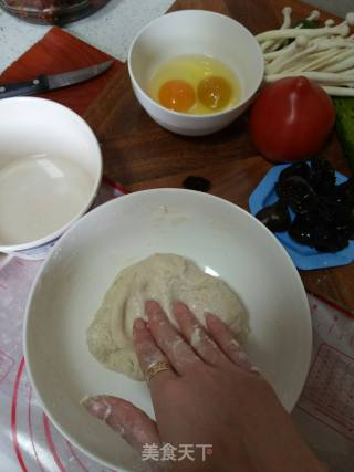 西红柿鸡蛋扯面的做法步骤：4