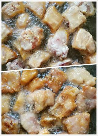 茄汁酸甜排骨的做法步骤：4