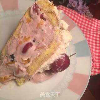 鲜果巨蛋蛋糕的做法步骤：19