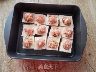 煎烤酿豆腐的做法步骤：5