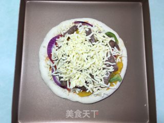 美味的牛排披萨的做法步骤：21