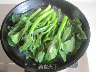 虾仁扒芥蓝的做法步骤：7