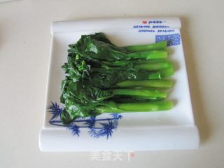 虾仁扒芥蓝的做法步骤：8