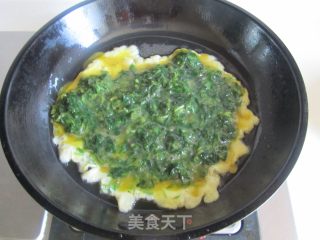 金芥炒鸡蛋的做法步骤：7