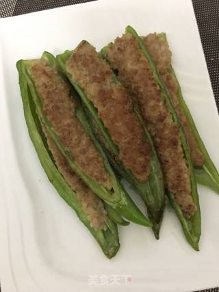 酿尖椒的做法步骤：6