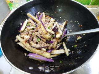 砂锅肉茄子煲的做法步骤：16