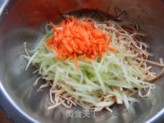 凉拌云丝的做法步骤：2