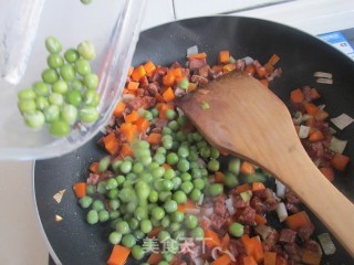 腊肠焗饭的做法步骤：5