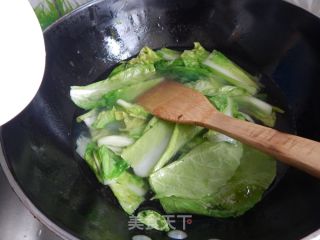 白菜豆腐丸汤的做法步骤：4