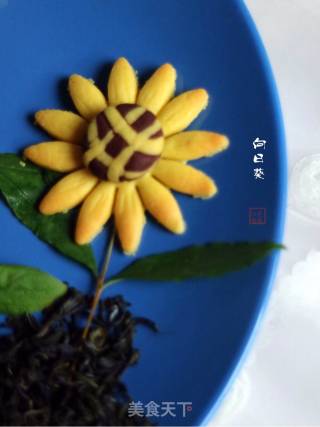 向日葵饼干的做法步骤：17