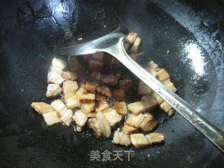 尖椒五花肉炒西葫芦的做法步骤：3