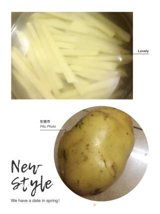 薯条的做法步骤：1