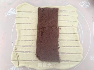 蛋糕夹心面包的做法步骤：19