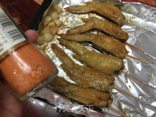椒盐烤鸡翅的做法步骤：8