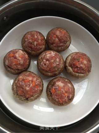 香菇酿肉的做法步骤：5