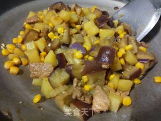 玉米茄子????土豆粒粒的做法步骤：11