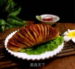 孜然风琴土豆的做法步骤：10