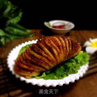 孜然风琴土豆的做法步骤：11