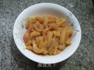 盐焗鸡柳的做法步骤：5