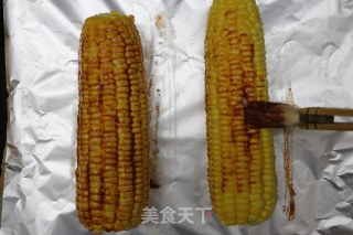 烤蜜汁玉米的做法步骤：4