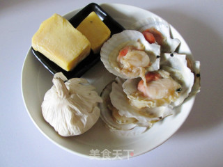 芝士焗扇贝的做法步骤：1