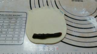 淡奶油豆沙排包的做法步骤：10