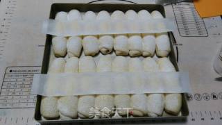 淡奶油豆沙排包的做法步骤：14