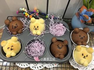萌萌哒小熊面包的做法步骤：13