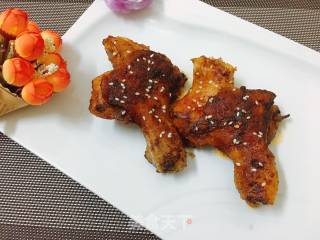 孜然煎鸡腿的做法步骤：6