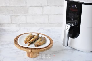 香炸多春鱼的做法步骤：8