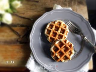 黑芝麻华夫饼的做法步骤：12