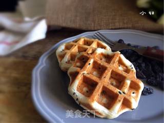 黑芝麻华夫饼的做法步骤：13