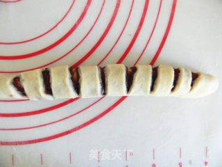豆沙面包圈的做法步骤：9