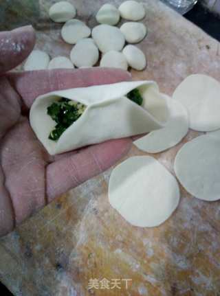 韭菜鸡蛋水饺的做法步骤：10