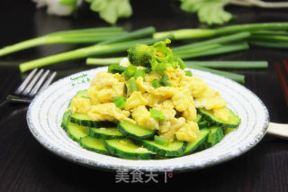 青瓜炒蛋的做法步骤：8