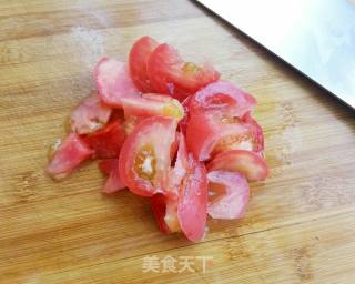 一个人的午餐——西红柿土豆盖浇饭的做法步骤：3