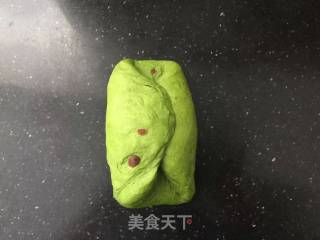 抹茶欧包的做法步骤：7
